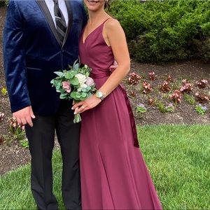 Bridesmaids dress, Vera Wang, size 2, Wine Color